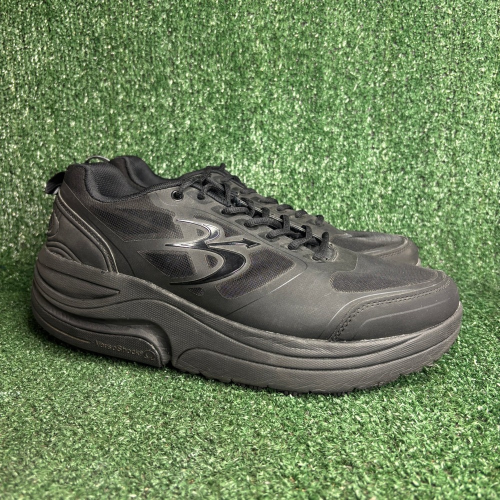 Gravity Defyer G-Defy Ion Orthopedic Pain Relief Athletic Shoe Black Men 12 Wide